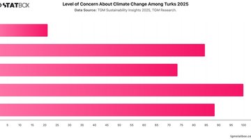 Level of Concern About Climate Change Among Turks 2025 | Chart | TGM StatBox.jpeg