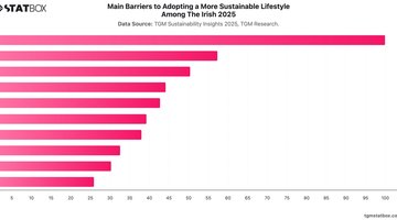 Main Barriers to Adopting a More Sustainable Lifestyle Among The Irish 2025 | Chart | TGM StatBox.jpeg
