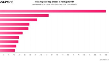 Most Popular Dog Breeds in Portugal 2024 | Chart | TGM StatBox.jpeg