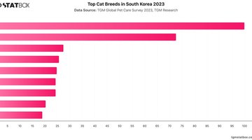 Top Cat Breeds in South Korea 2023 | Chart | TGM StatBox.jpeg