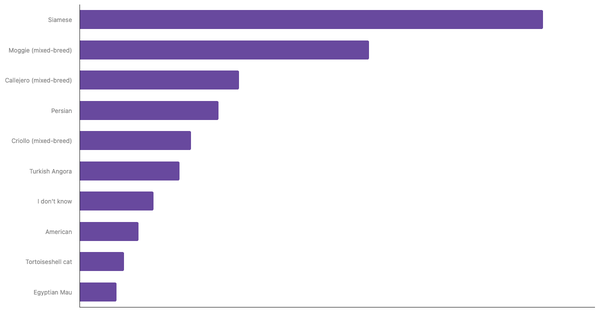 Top Cat Breeds in Mexico 2024 (locked) |Chart|TGM StatBox