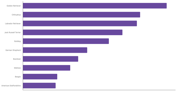 Most Popular Dog Breeds in the Netherlands 2024 (locked) |Chart|TGM StatBox
